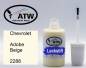 Preview: Chevrolet, Adobe Beige, 2288: 20ml Lackstift, von ATW Autoteile West.